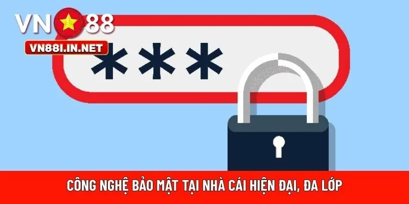 Công nghệ bảo mật tại nhà cái hiện đại, đa lớp