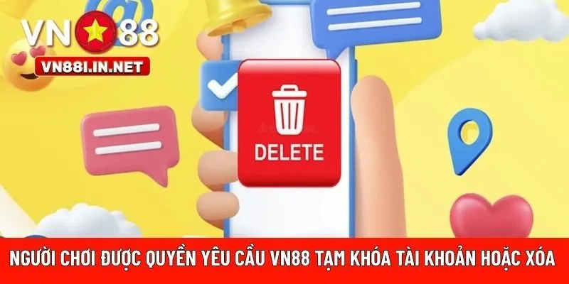 khóa tài khoản hoặc xóa vĩnh viễn